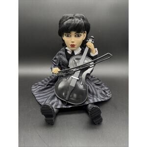 Addams Family Wednesday Halloween Animatronic Animated Doll 13” Halloween Decor